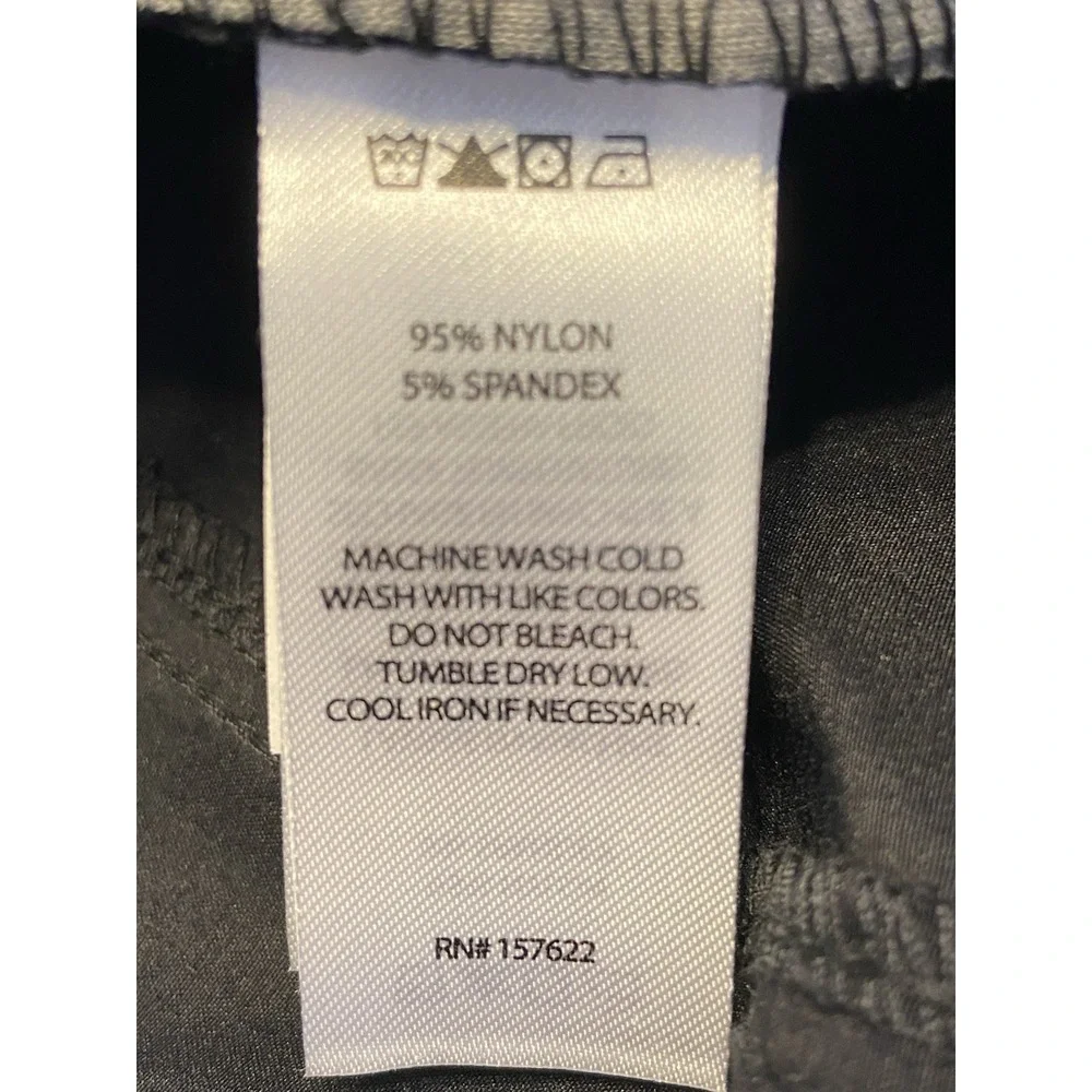 Rorie Whelan Golf Pants Mens 36‎ X 32 Black Performance Nylon/Spandex New